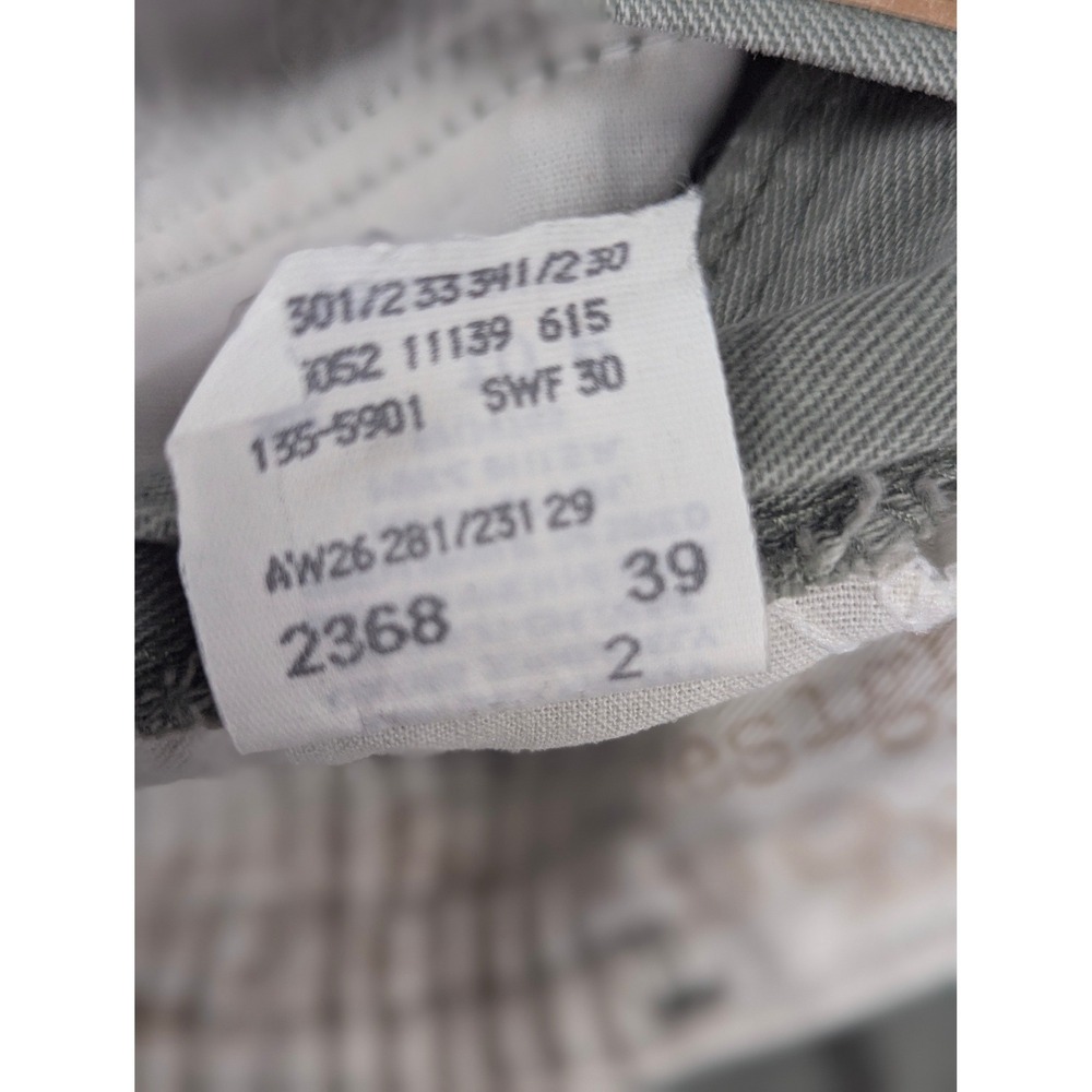 Denim Riders by Lee Womens Sage Green High Rise Straight Leg Pants Size 10P - Picture 9 of 16